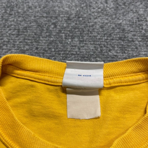 Vintage Yellow Champion Bellarmine Lions Preparatory Short Sleeve Tee - Picture 6 of 10